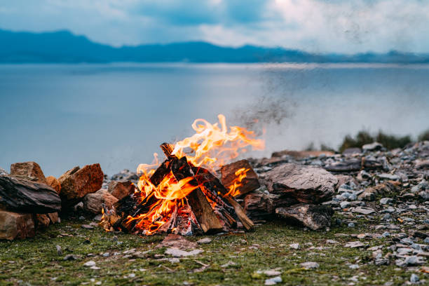 am Lagerfeuer